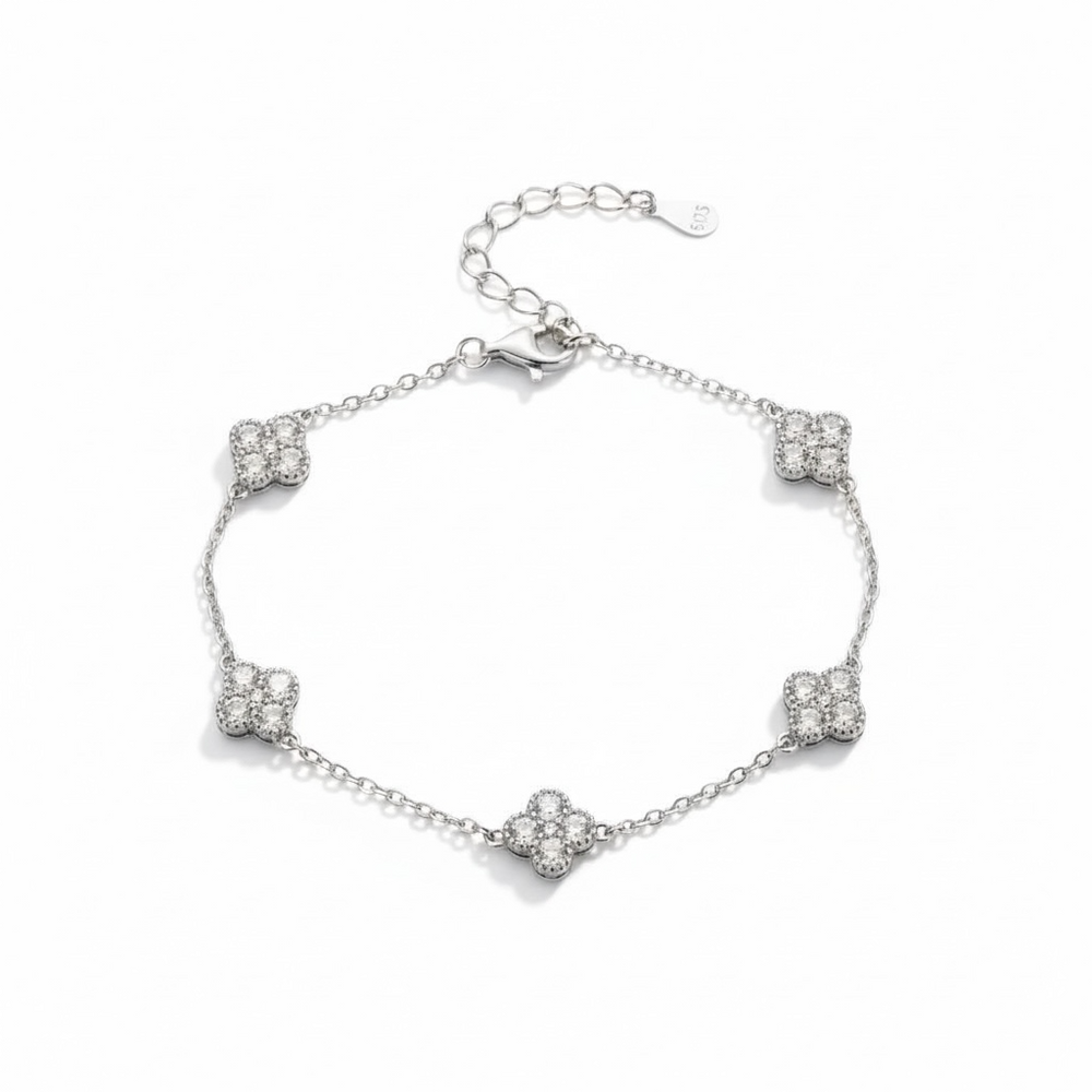 Plaqué or blanc 10 carats