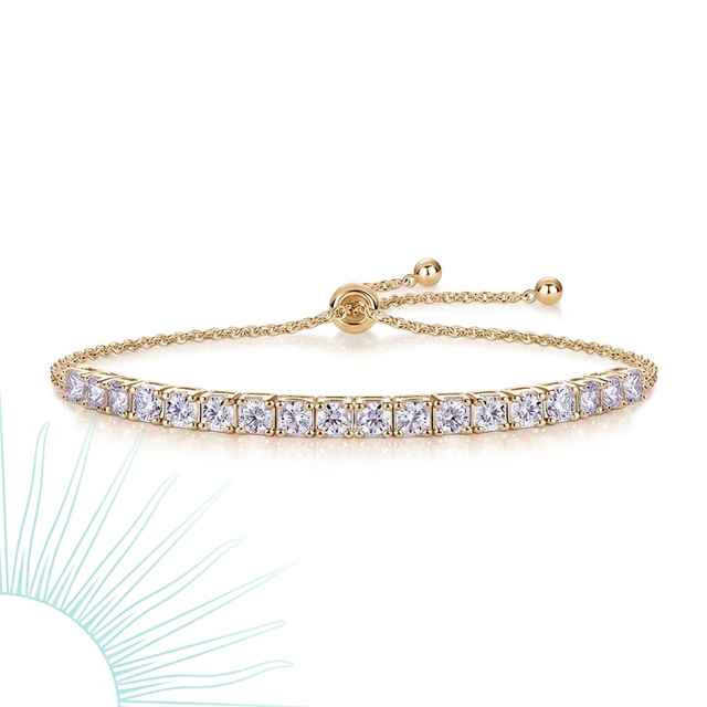 Bracelet Pacha en Vermeil or 18 carats, bracelet entier sur fond blanc