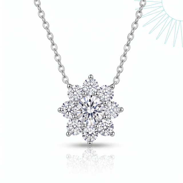 Collier Moroti en argent sterling 925, pendentif sur sa chaine