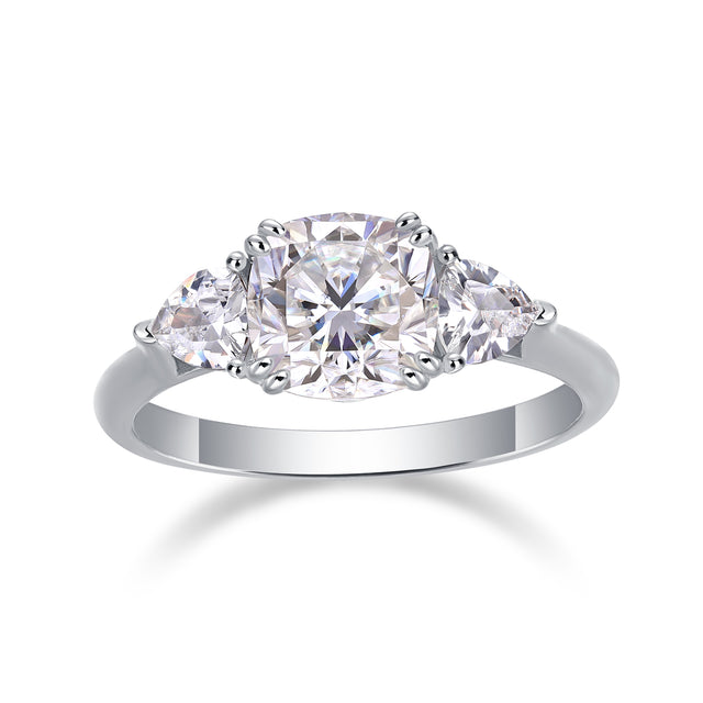 Bague Ñusta en Argent Sterling, anneau vu de face