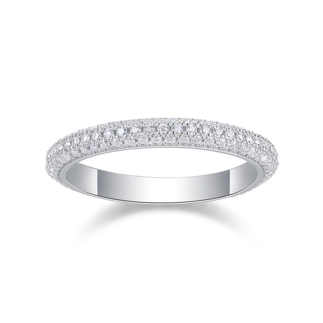 Bague Nemya en Argent Sterling, anneau vu de face