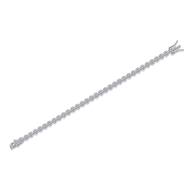 Bracelet Illa en Argent Sterling, vue en diagonale