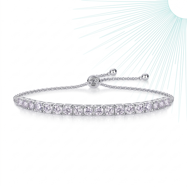 Bracelet Pacha en Argent Sterling, bracelet entier sur fond blanc