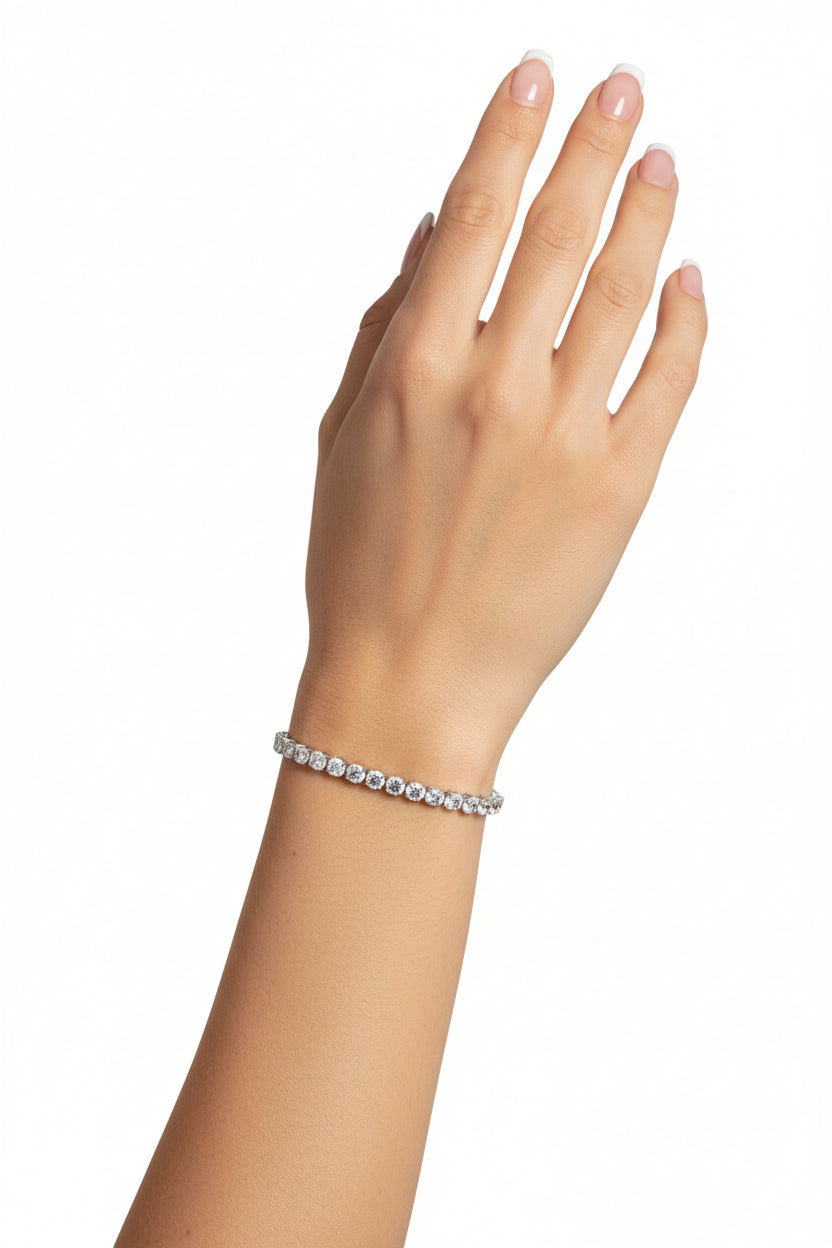 Vermeil or blanc 18k